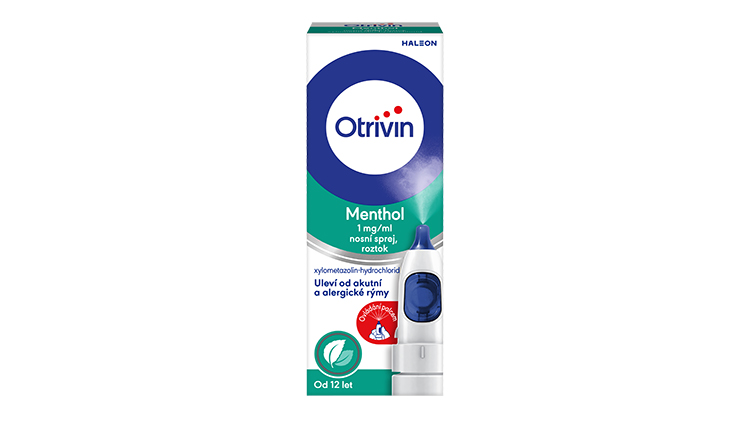 Otrivin Menthol 1 mg/ml nosní sprej, roztok obal