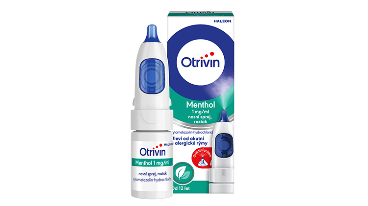 Otrivin Menthol 1 mg/ml nosní sprej, roztok