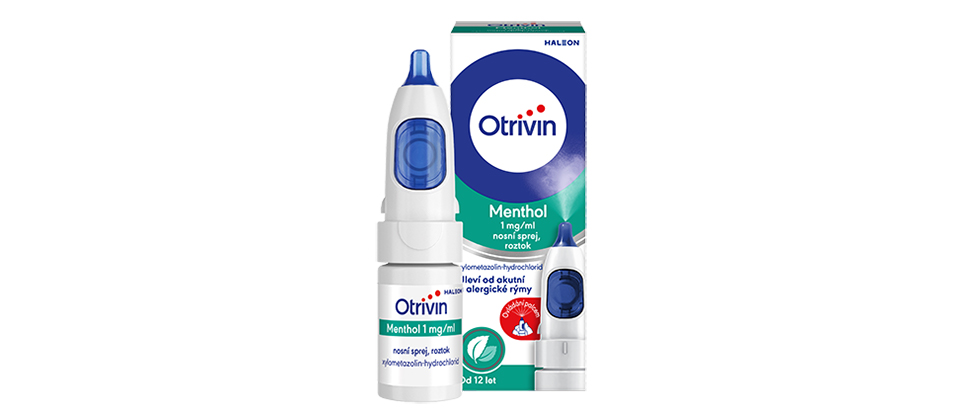 Otrivin Menthol 1 mg/ml nosní sprej, roztok