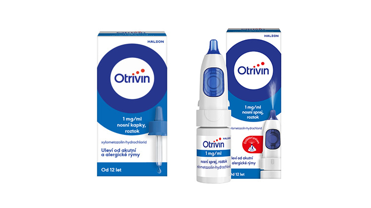 Otrivin 1 mg/ml nosní sprej, roztok & Otrivin 1 mg/ml nosní kapky, roztok obal